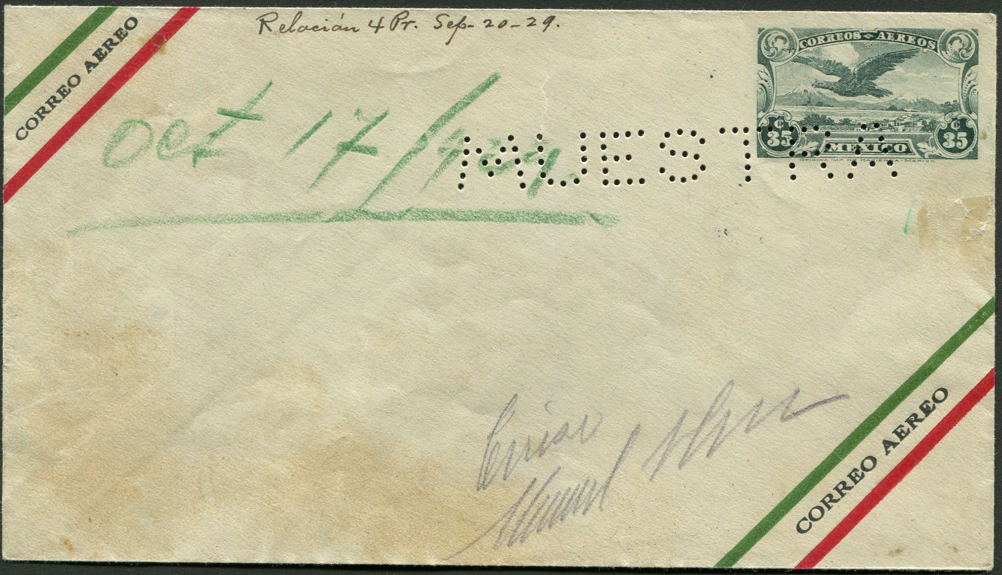 Postal Stationery Muestra